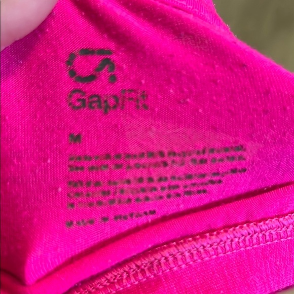 GAP Pink Long Sleeve with Rhinestone Butterfly - Picture 2 of 2